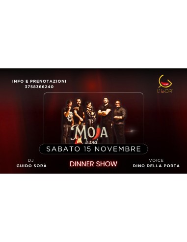 Le GOPI' - Cena spettacolo Moja Band